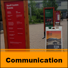 Public Communication Signage